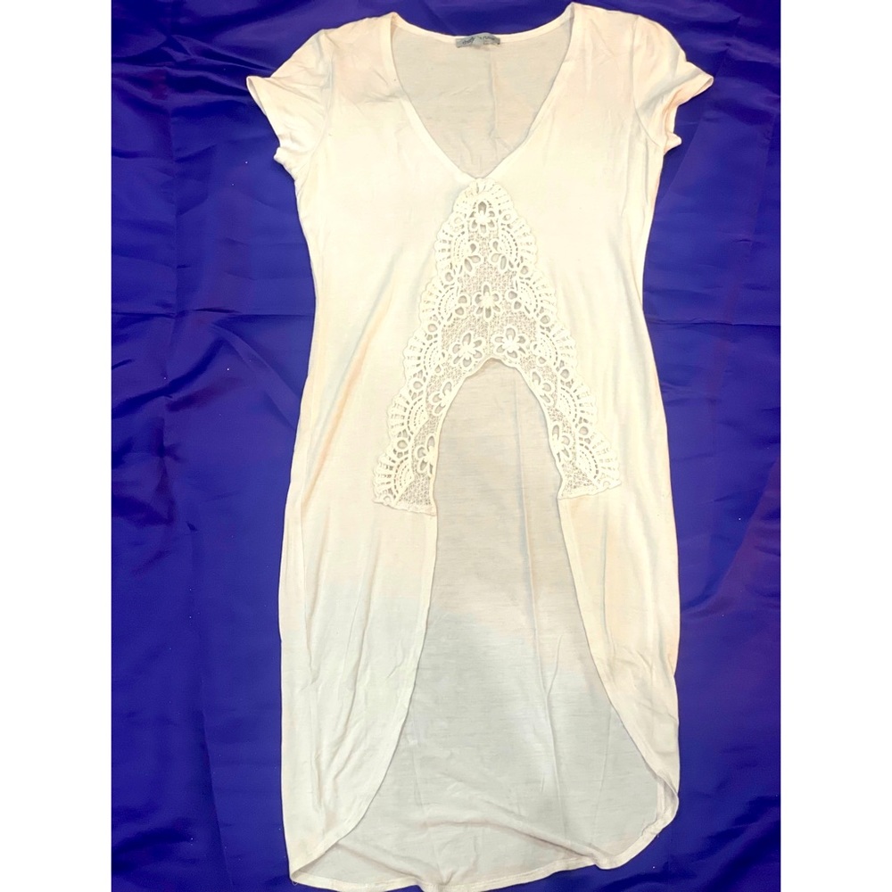 Open front short sleeve